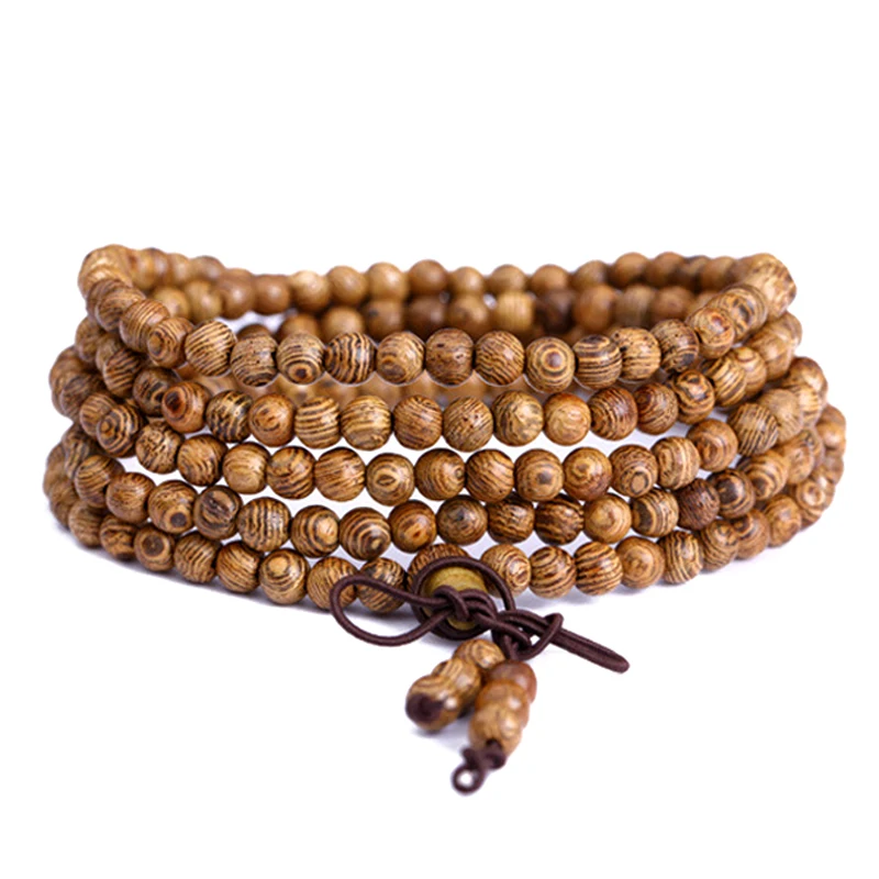 HTB1YeHGc56guuRjy0Fmq6y0DXXaP.webp 108 Beads Mala Bracelet β Wenge Wood Tibetan Buddhist Rosary Jewelry